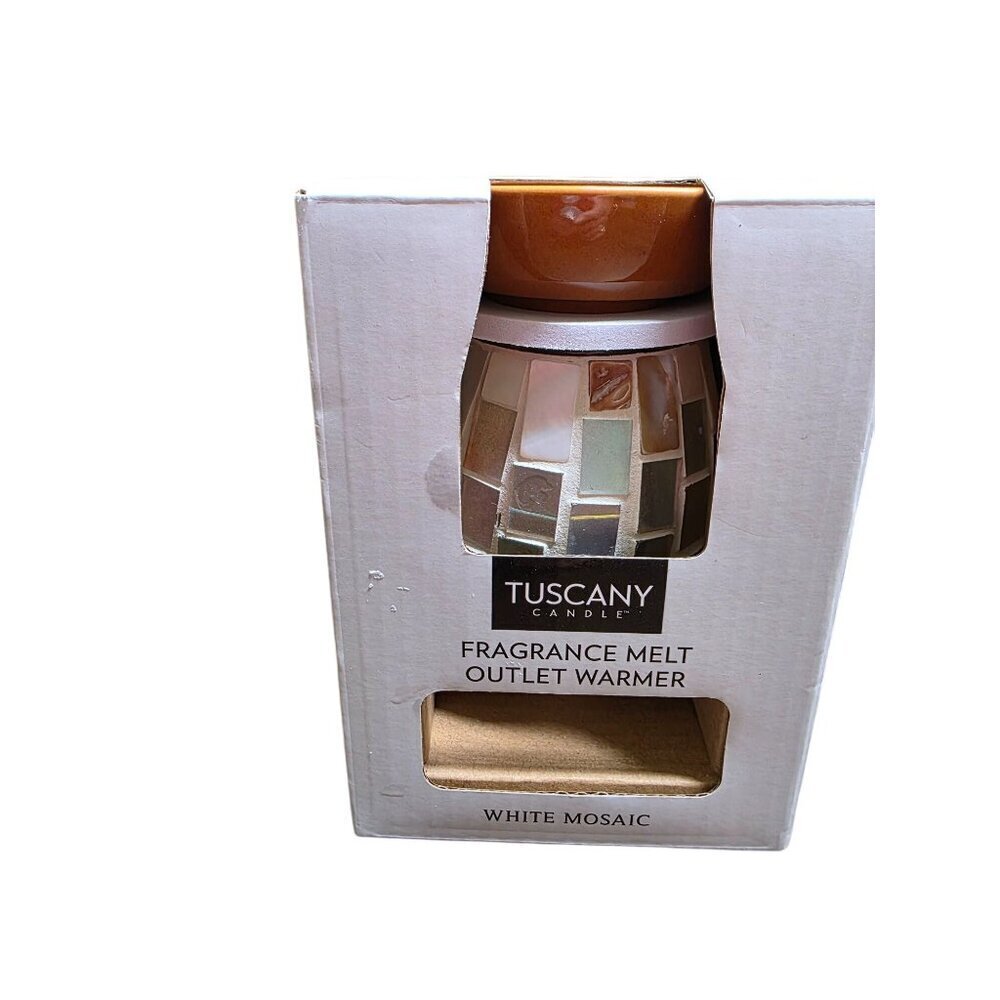 NEW in Box TUSCANY CANDLE Outlet‎ Wax Warmer- mosaic